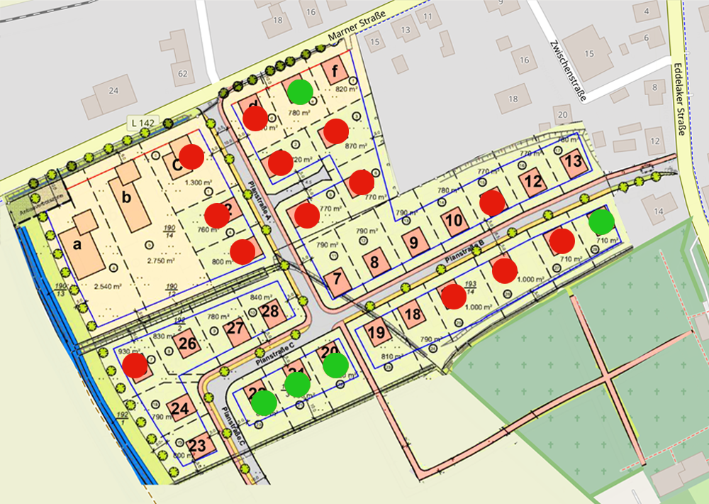 Baugrundstücke und Gewerbeflächen in St.Michaelisdonn